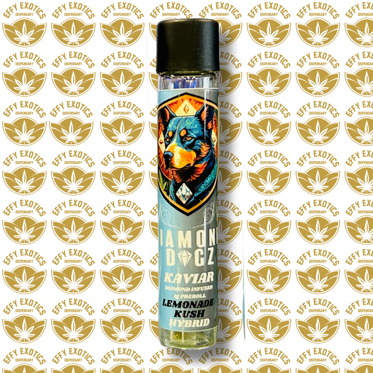 Photograph of product: Diamond Dogz - Lemonade Kush - Apple Fritter