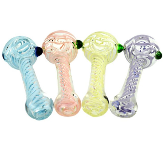 Photograph of product: 4" Candy Swirl Hand Pipe