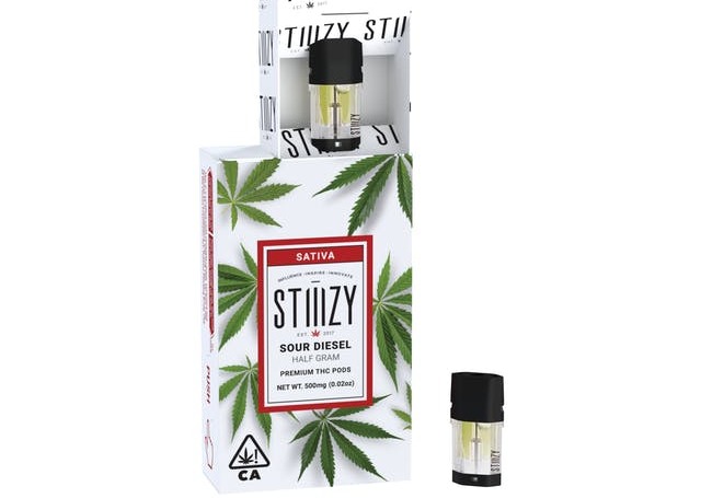 Photograph of product: 0.5g Sour Diesel Pod