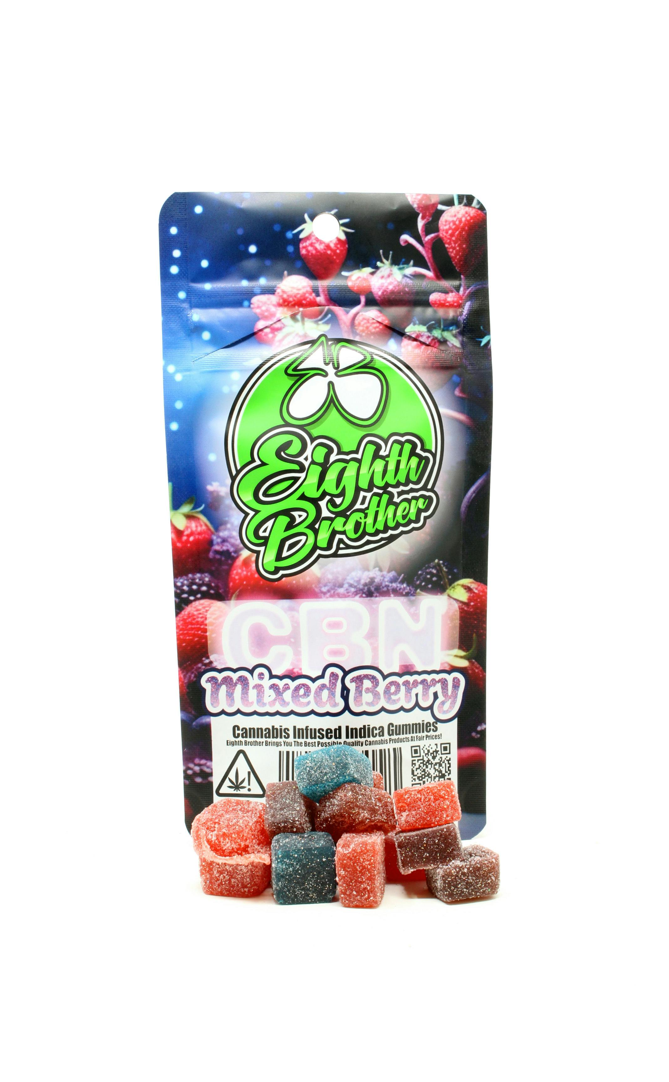 Photograph of product: MIXED BERRY CBN - BROTHERS - 10PK GUMMIES