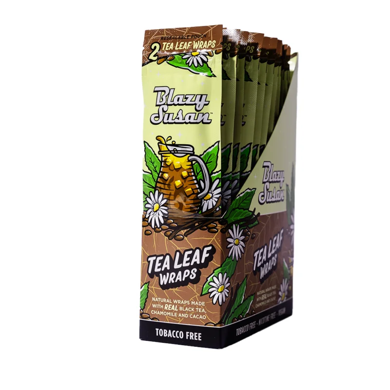 Photograph of product: Blazy Susan Tea Leaf Wraps - $4