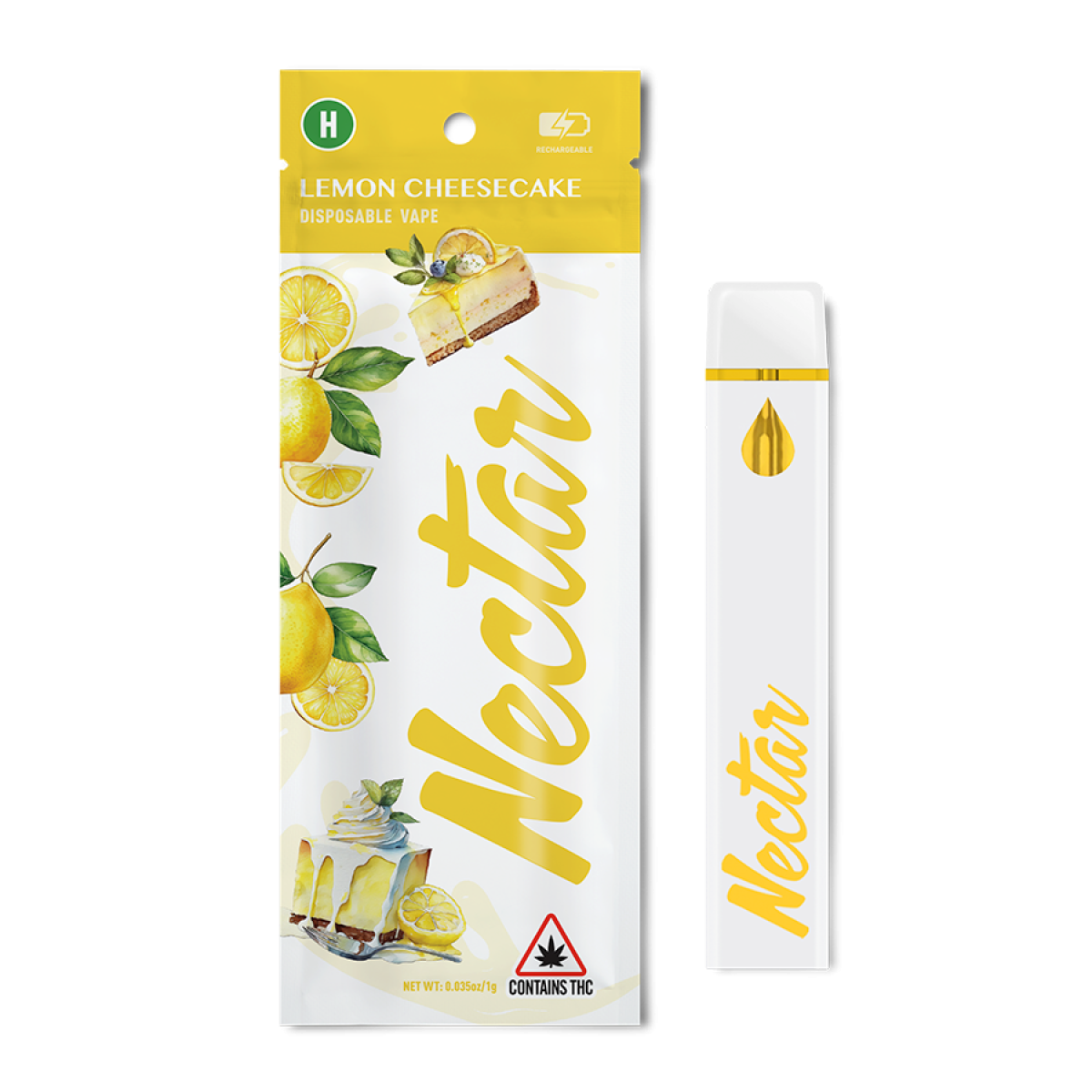 Photograph of product: Lemon Cheesecake - Disposable AIO 1g