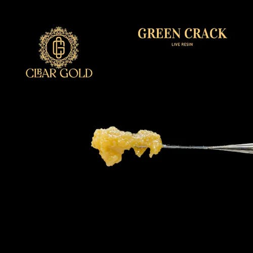 Photograph of product: Clear Gold - Green Crack - 1g Live Resin