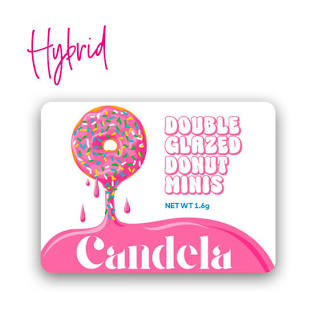 Photograph of product: Candela - Infused Pre-Roll - Double Glazed Donut Minis MAC Mint Cookies x Don Mega - 1.6g