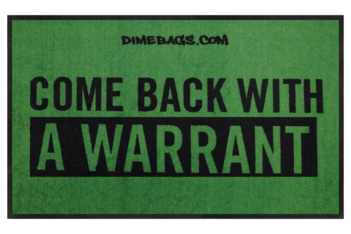 Photograph of product: DIME BAGS | Welcome Mat Green - $40