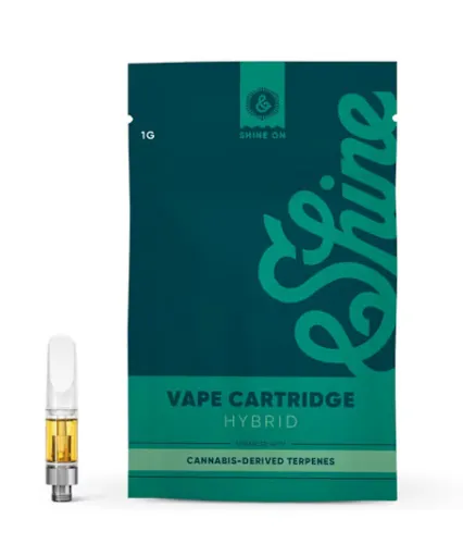 Photograph of product: &Shine Blue Dream Distillate Vape Cartridge 1000mg