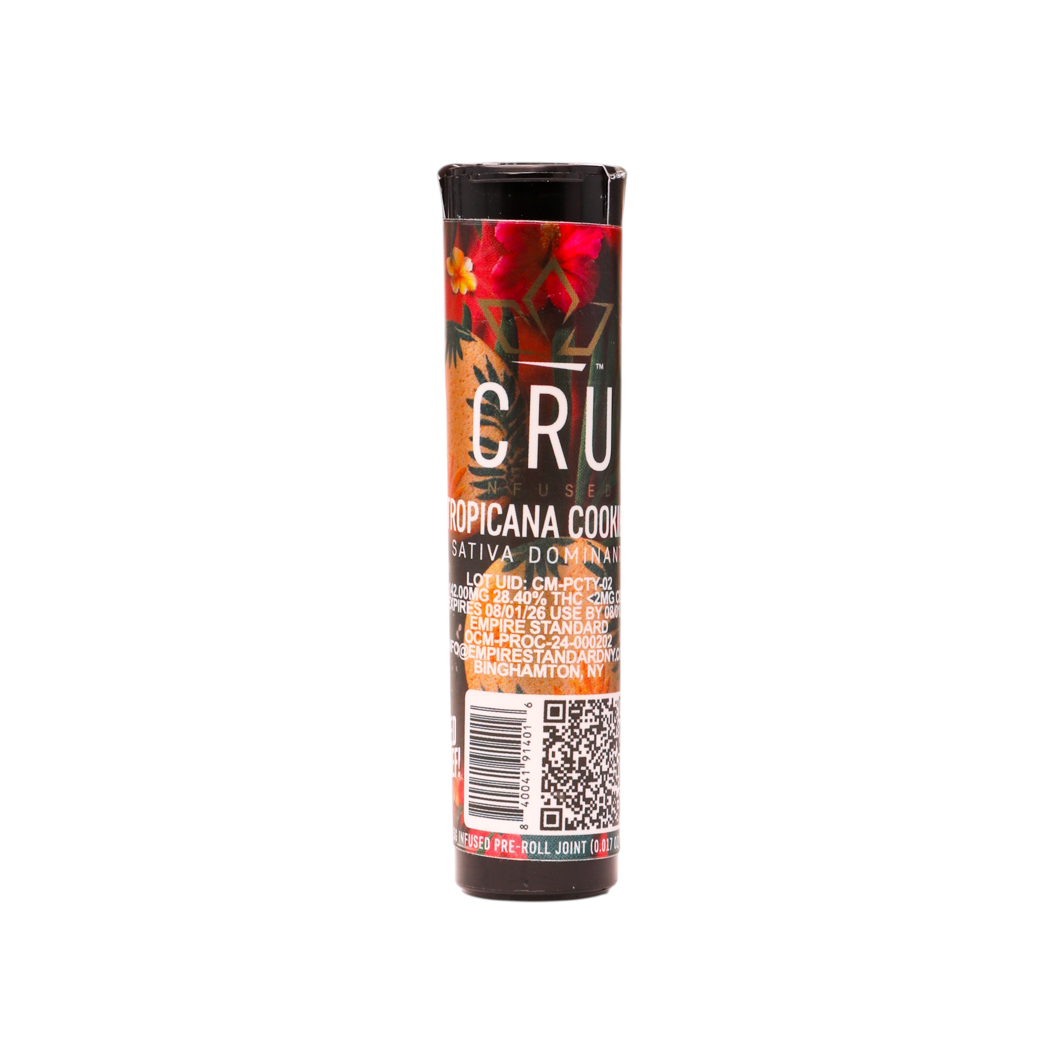 Photograph of product: CRU Tropicana Cookies Kief Infused Preroll