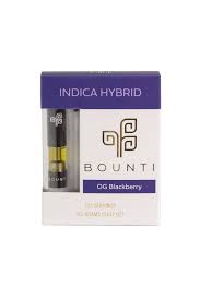 Photograph of product: Bounti - Cartridge Distillate - OG Blackberry (IH)