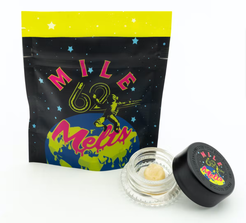 Photograph of product: Mile 62 Melts Ice Cream Cake 1g Live Rosin