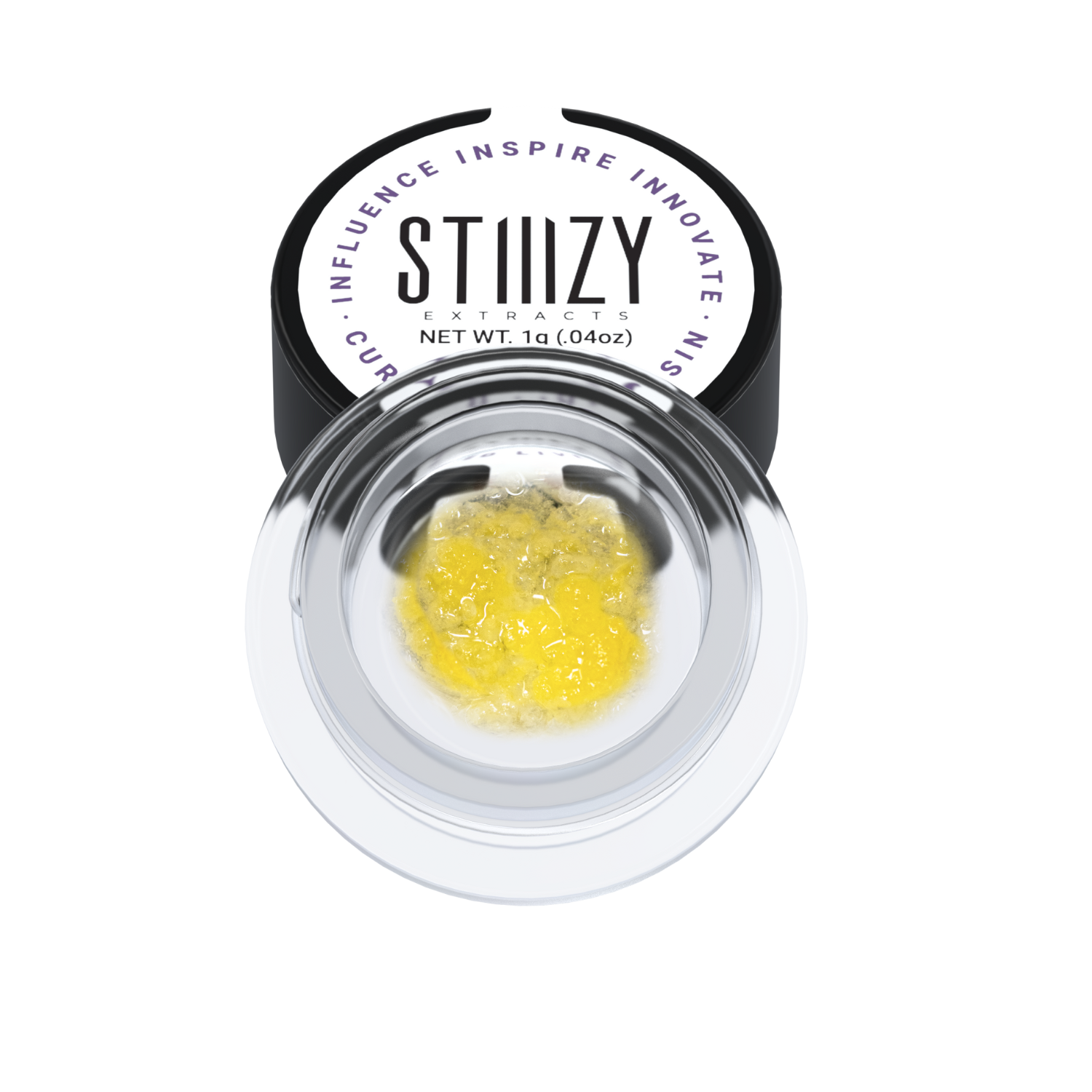 Photograph of product: STIIIZY LIVE RESIN EXTRACT - PURPLE HAZE 1G