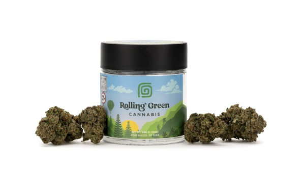 Photograph of product: Rolling Green - Banana Cream Jealousy (I) - 26.77% - Flower - 3.5g