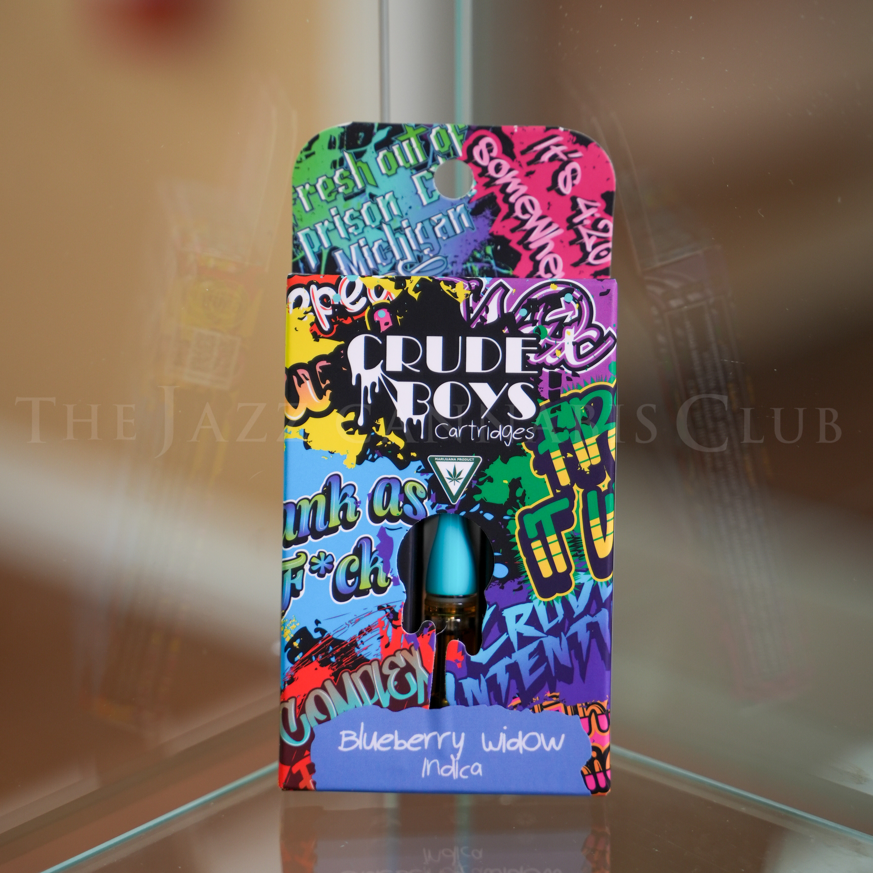 Photograph of product: Crude Boys - Strawberry Cough - Vape Cart