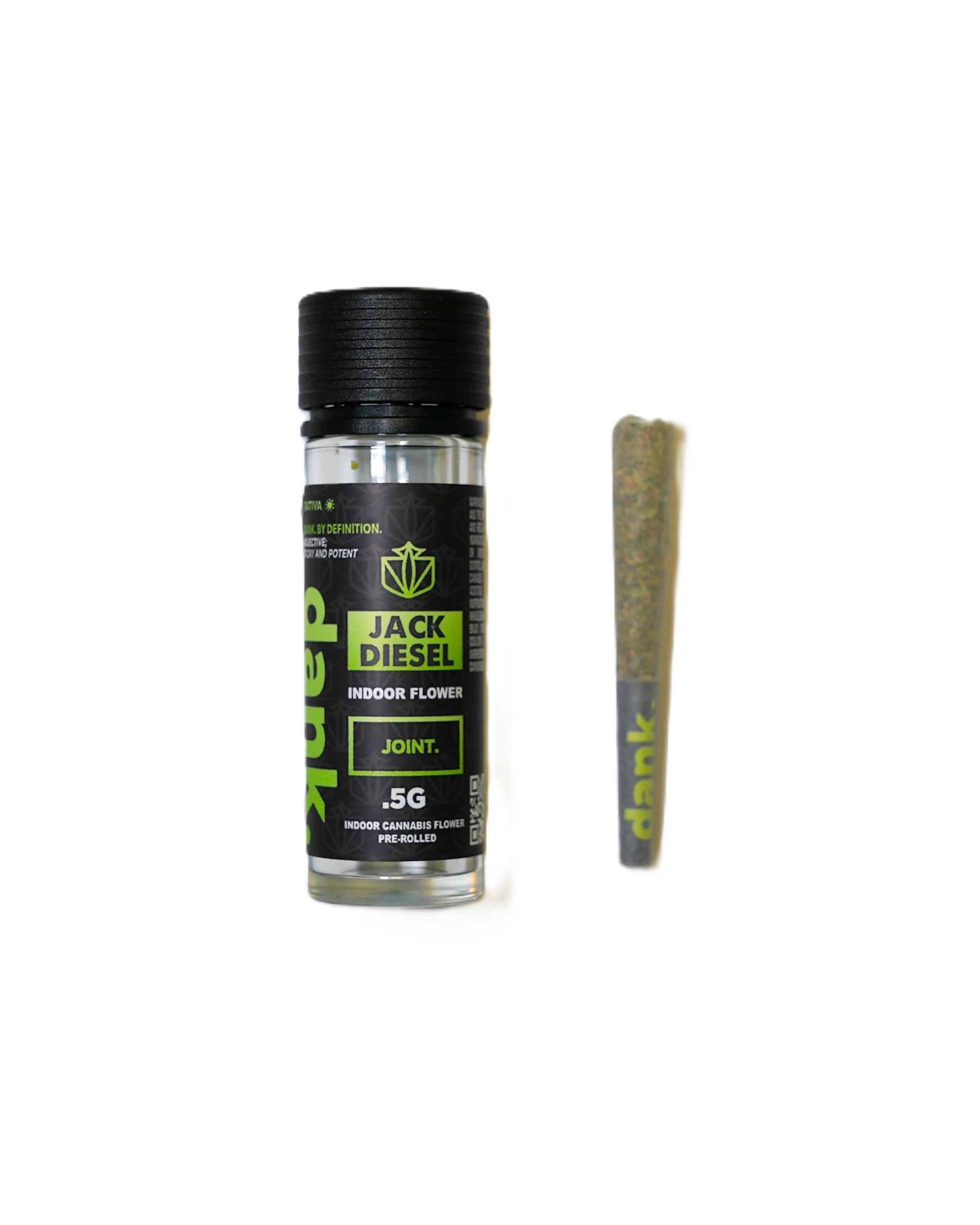 Photograph of product: Dank | Preroll | Jack Diesel | 0.5g
