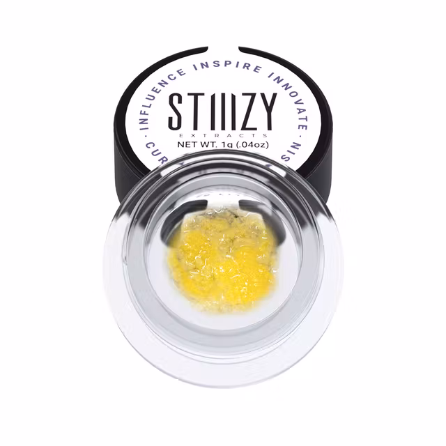 Photograph of product: PURPLE HAZE 1G CURED LIVE RESIN