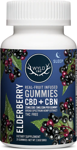 Photograph of product: CBD + CBN Elderberry Gummies | 250mg