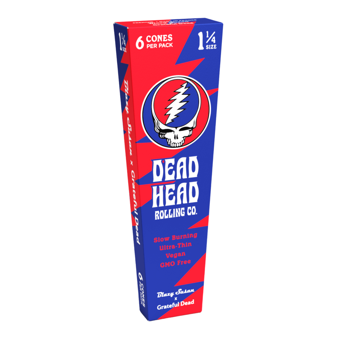 Photograph of product: Blazy Susan x Dead Head Rolling Co | Pre-Rolled Cones | 1-1/4" | 6pk