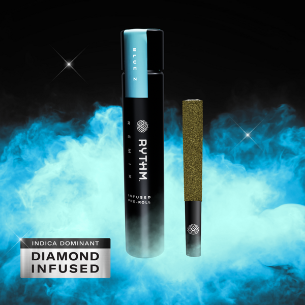 Photograph of product: Blue Z | Pre-Roll | Single Infused | Oui'd | 1g