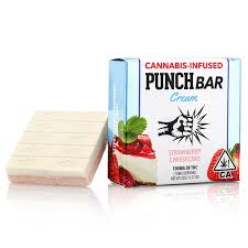 Photograph of product: STRAWBERRY CHEESECAKE CREAM 100MG BAR