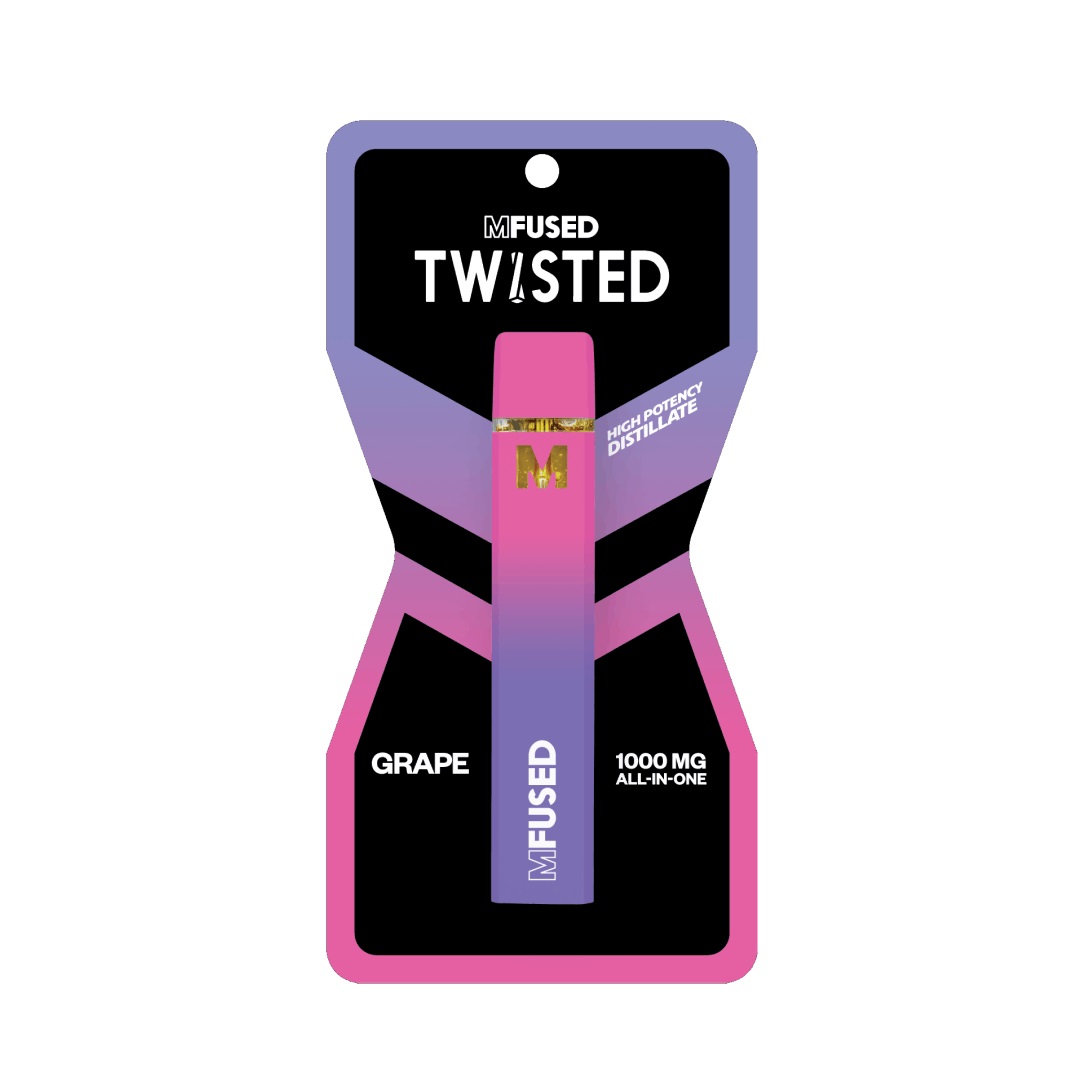 Photograph of product: Grape Escape Twisted Disposable Vape | 1g