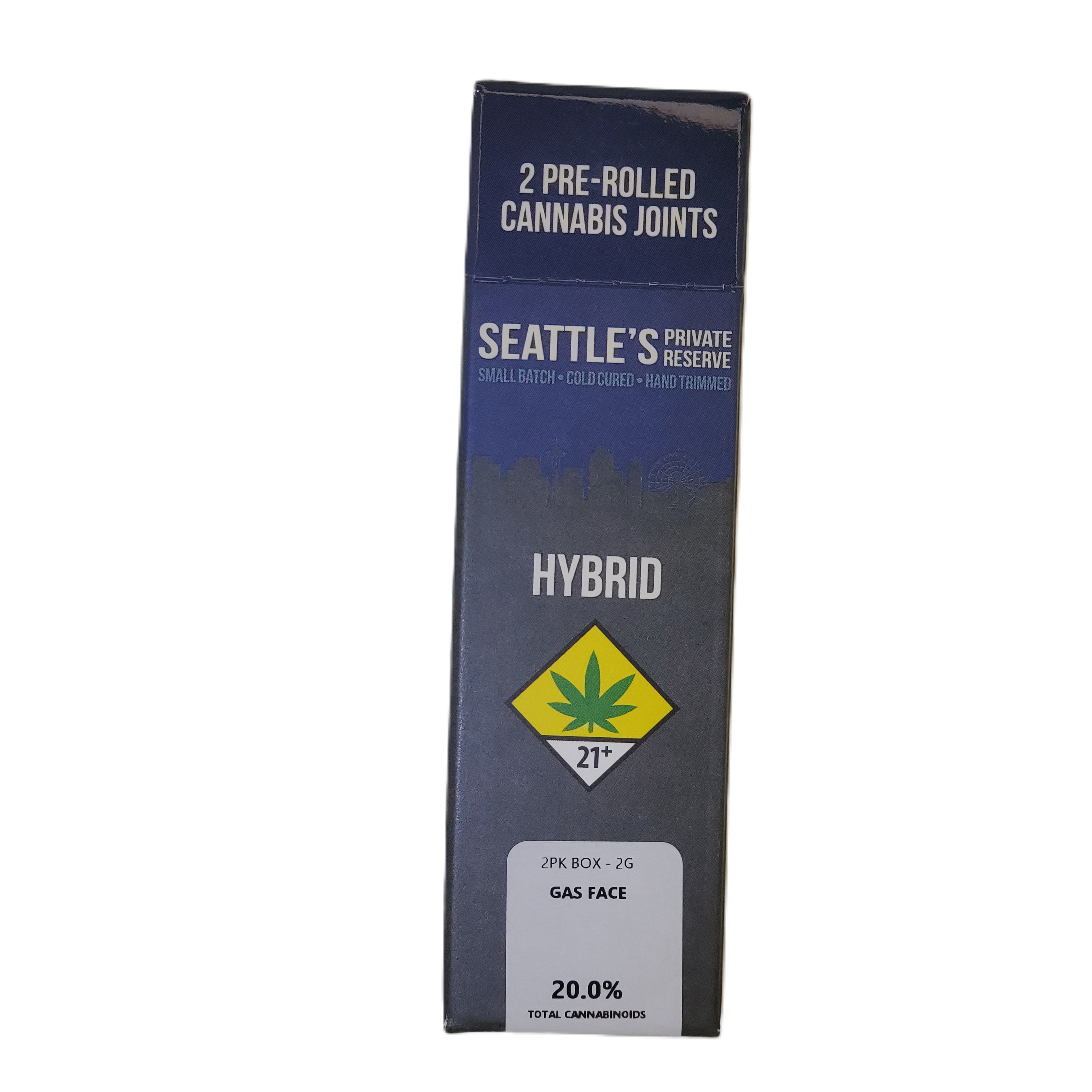 Photograph of product: Seattle's Private Reserve PR Gas Face 2 x 1g