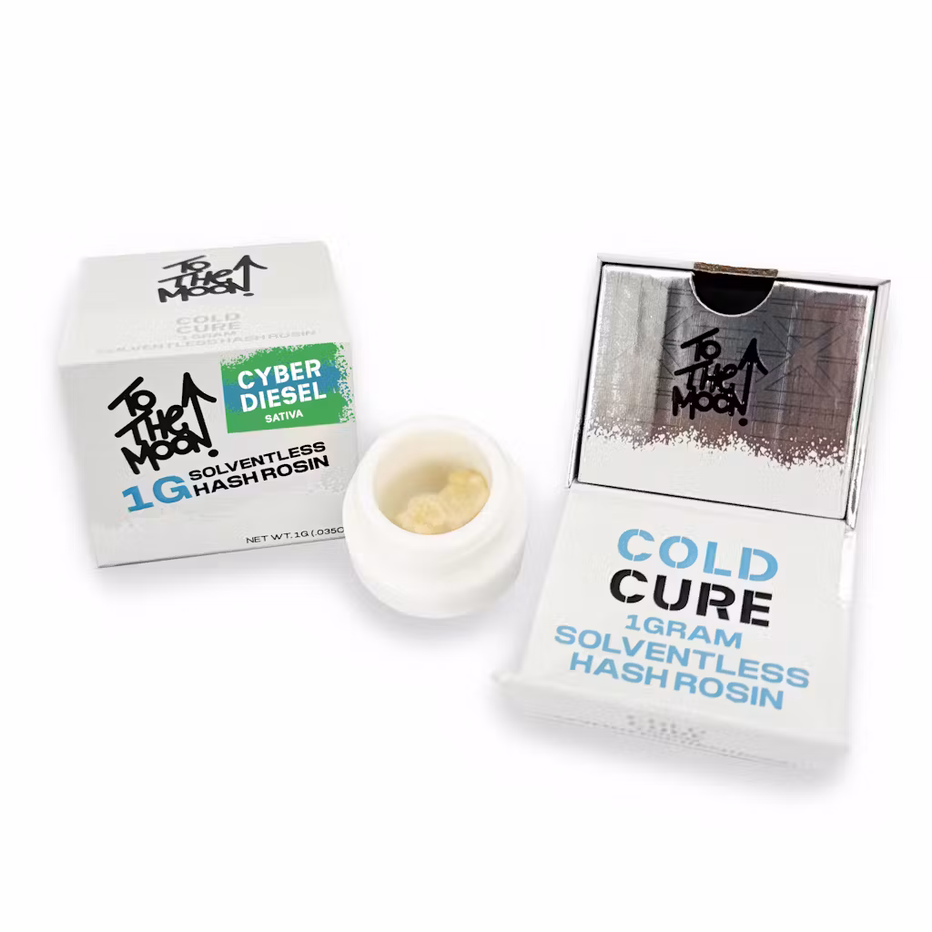 Photograph of product: To The Moon Cyber Diesel au chocolat Rosin 1g Concentrate