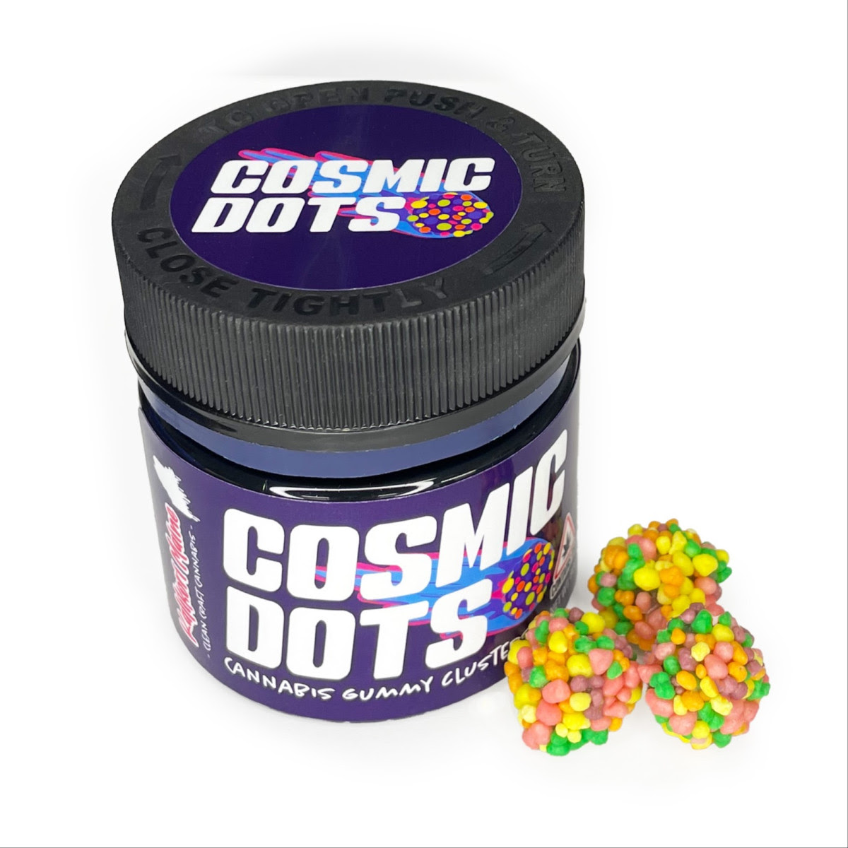 Photograph of product: Cosmic Dots 100MG