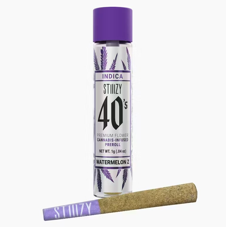 Photograph of product: Watermelon Z 40's Infused Pre-Roll 1g