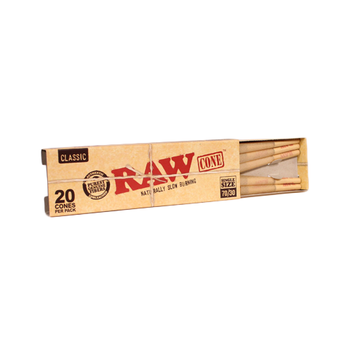 Photograph of product: Cones - RAW - Single Size 70/30 Classic - 20pk