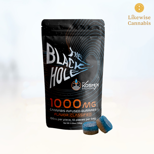 Photograph of product: 10-PACK 1000MG PEACH MANGO BLACKHOLE GUMMIES