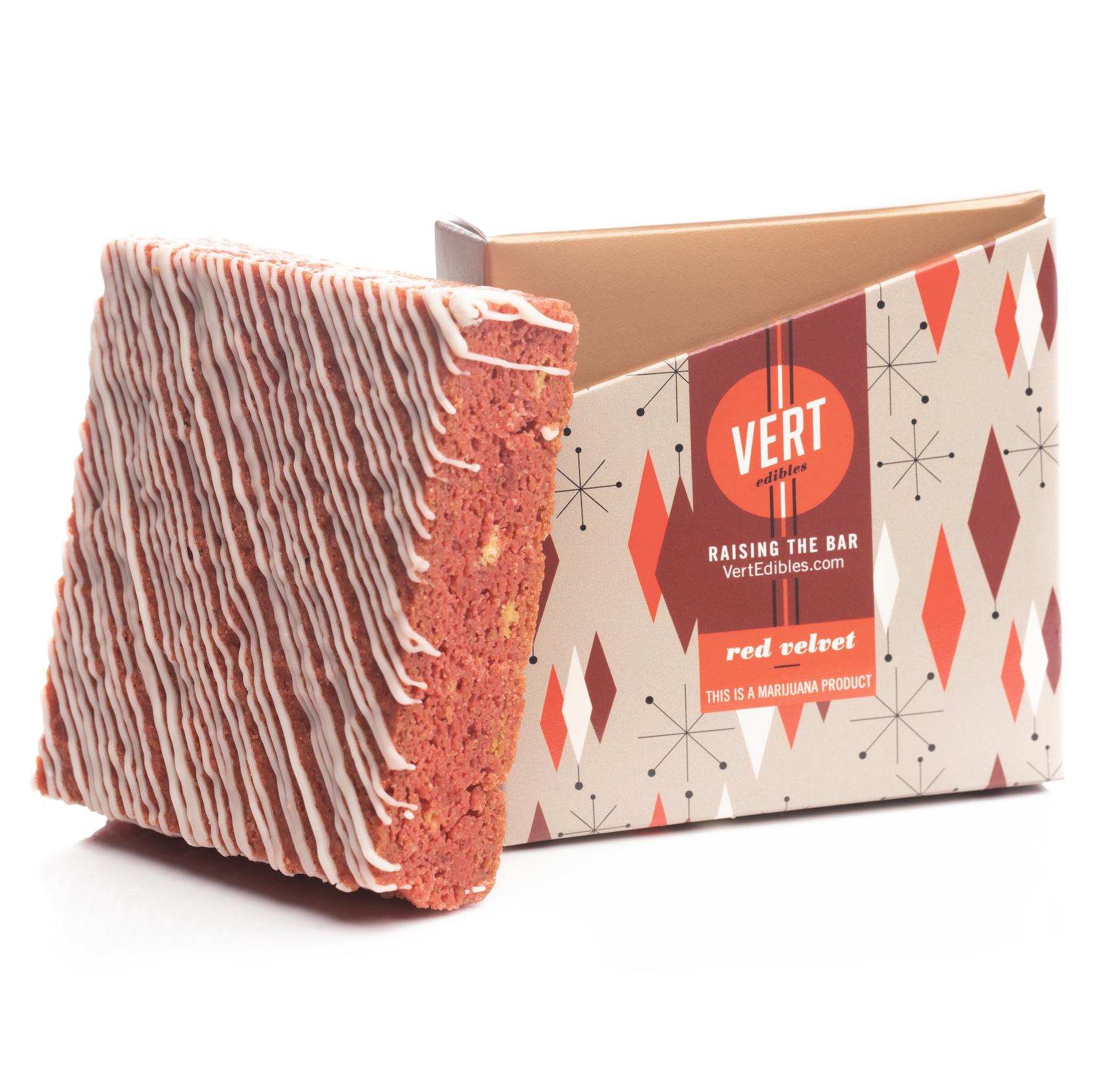 Photograph of product: Red Velvet Cookie Square