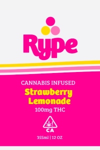 Photograph of product: Strawberry Banana Lemonade 100mg 12oz. Drink - Rype