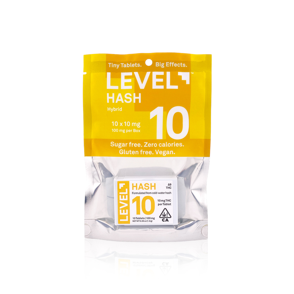 Photograph of product: LEVEL - Capsules - au chocolat - 10 - 100MG