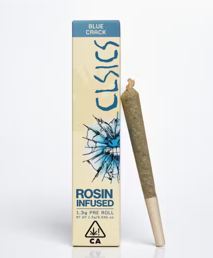 Photograph of product: Blue Crack Rosin Ifused Preroll 1.3g