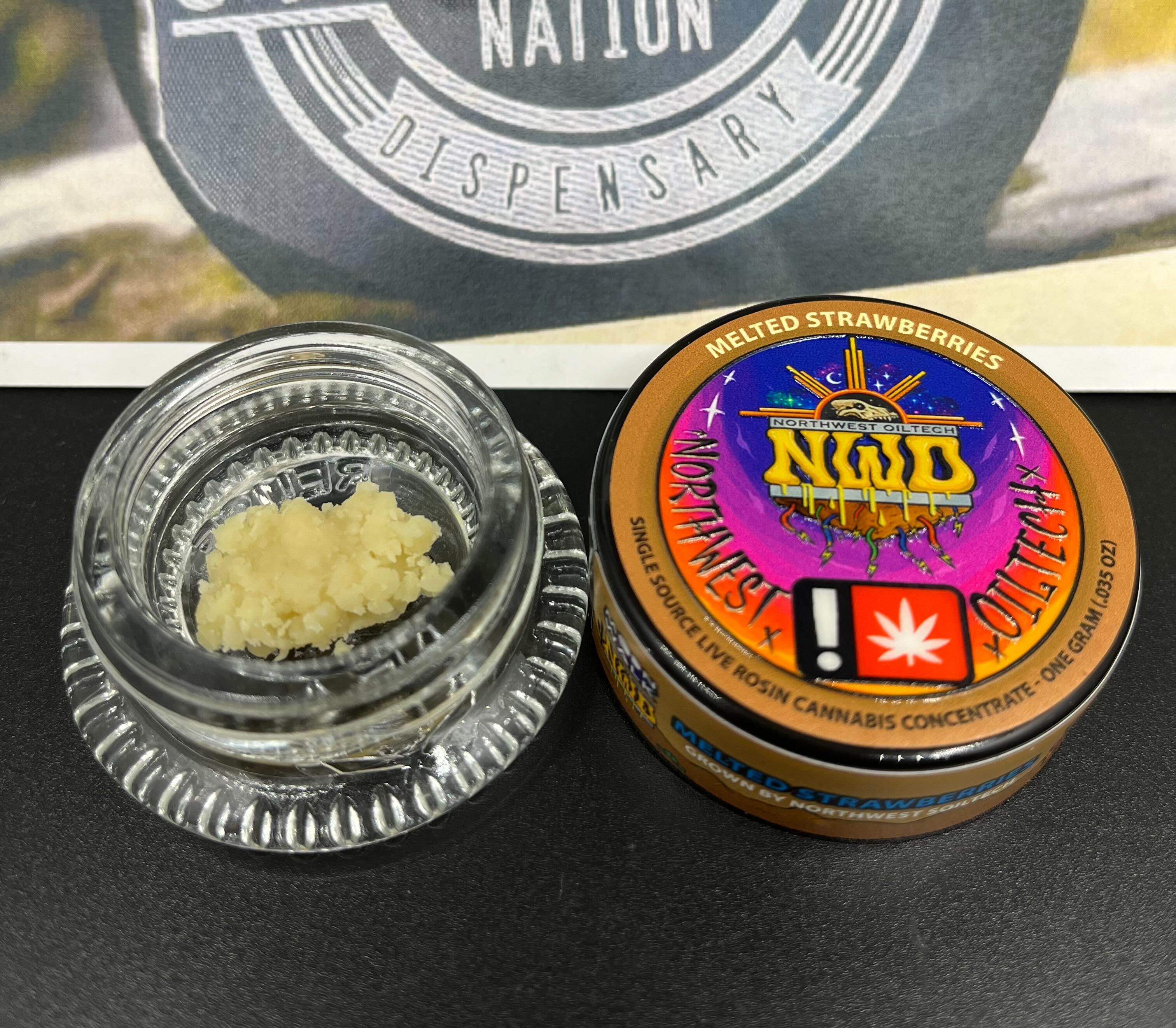 Photograph of product: Live Rosin | Melted Strawberries | 1g