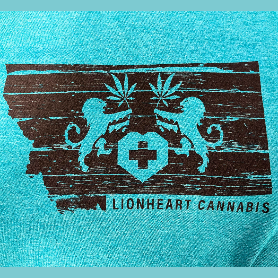 Photograph of Product: Montana State Lionheart Shirt - Teal
