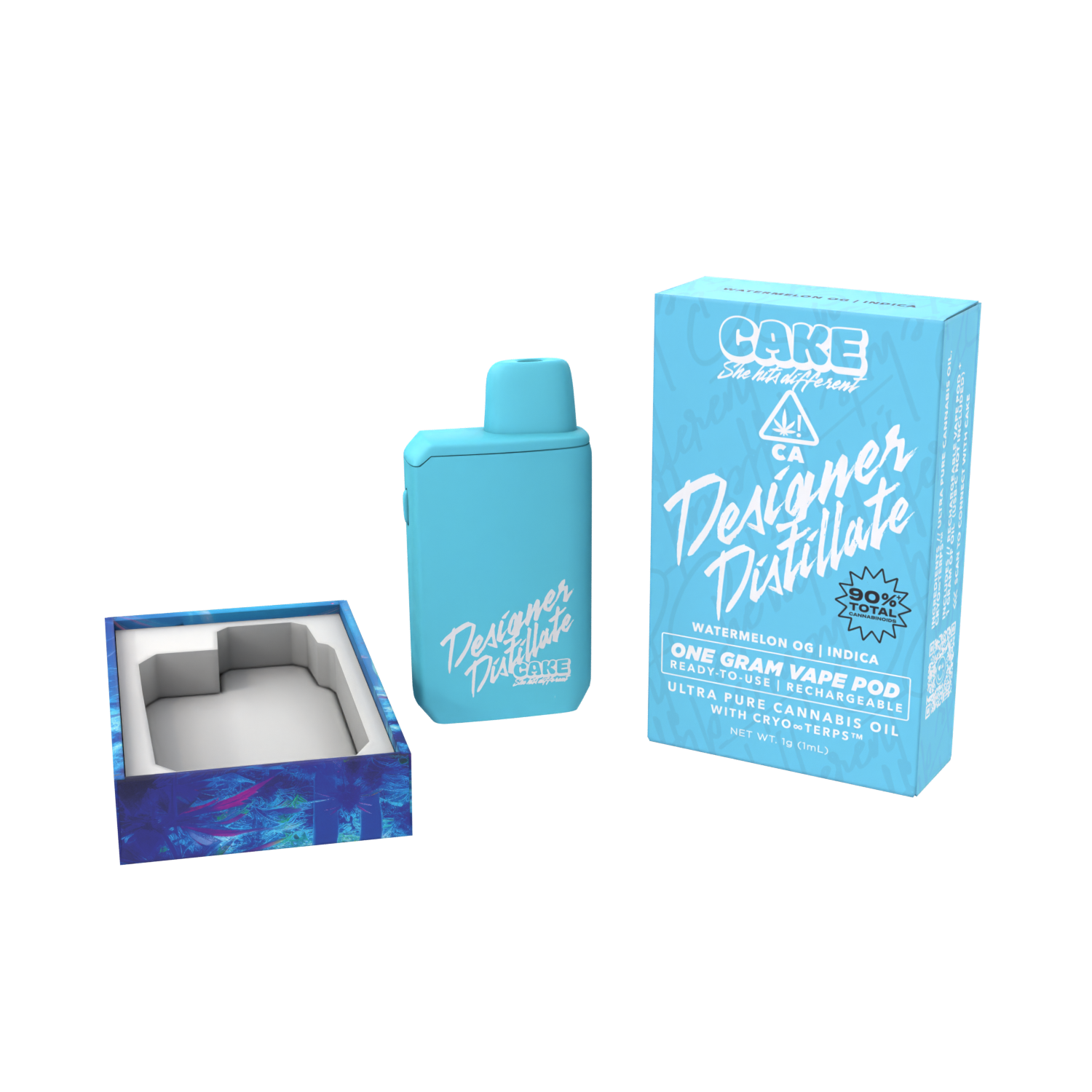 Photograph of product: CAKE - Electric Lemonade (Oui'd) All-In-One Vape