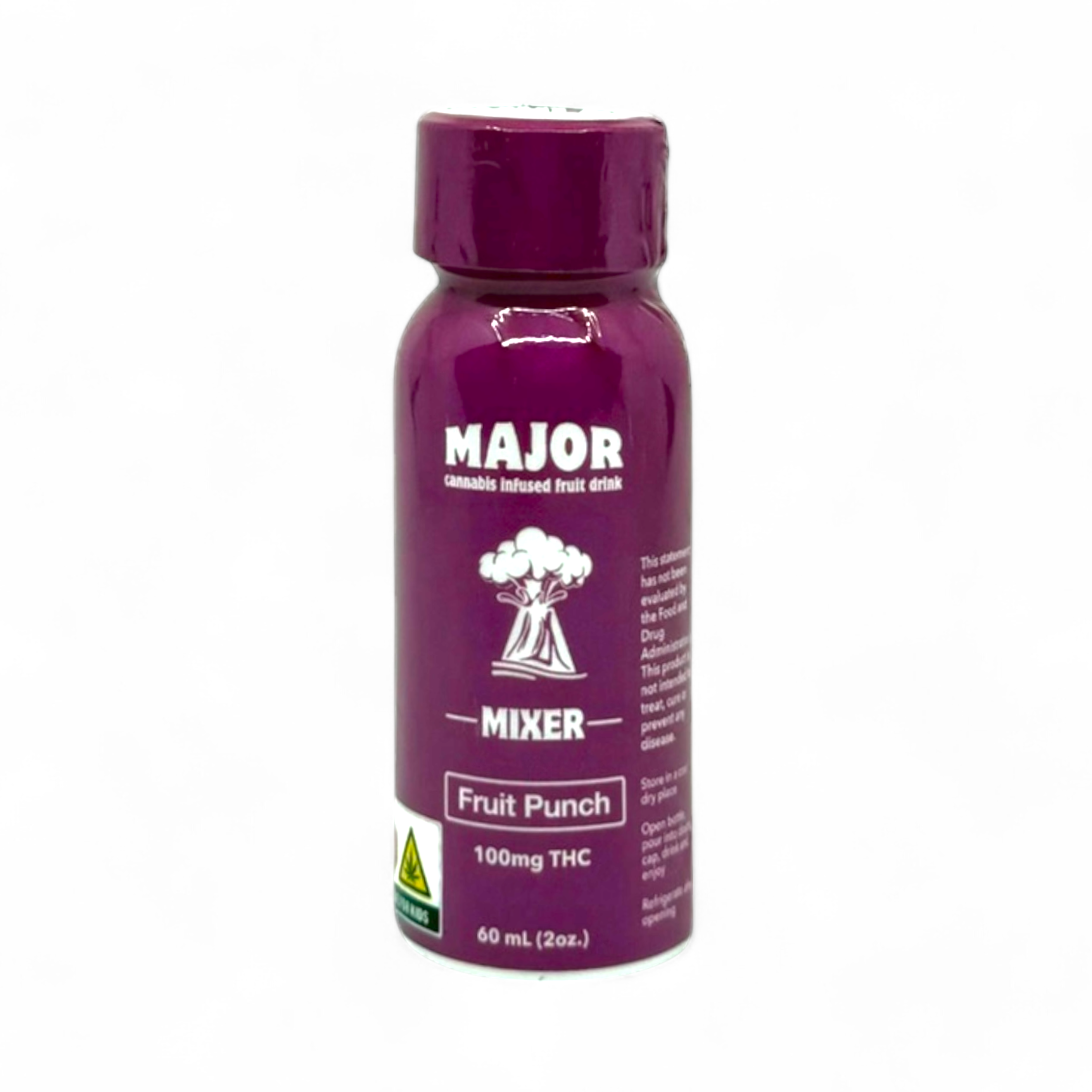 Photograph of product: THE ORIGINAL MAJOR 100MG SHOT - FRUIT PUNCH
