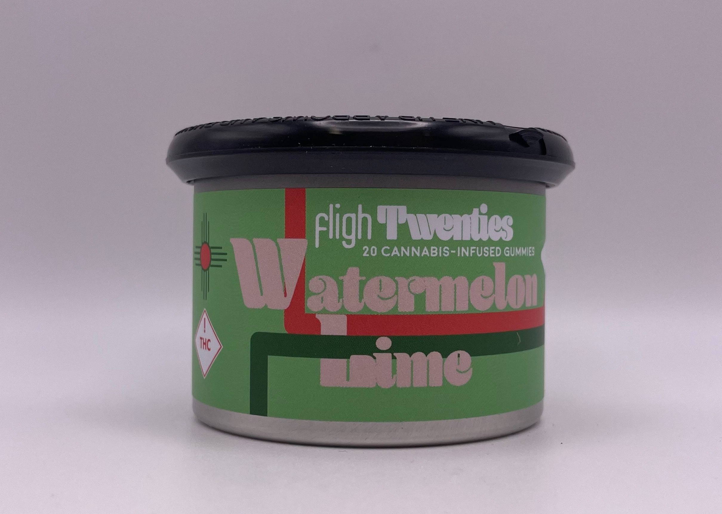 Photograph of product: Fligh - Watermelon Lime - 100mg Gummies