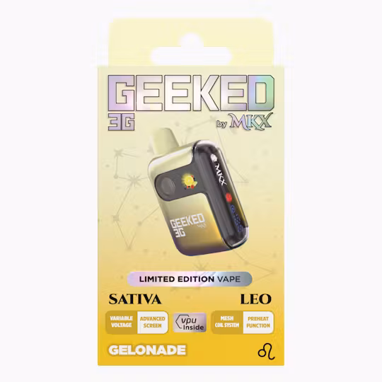 Photograph of product: MKX Geeked | Blue Afgoo Disposable | 3g