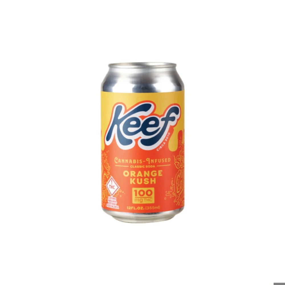 Photograph of product: Keef: Drink | Orange Kush | 100mg