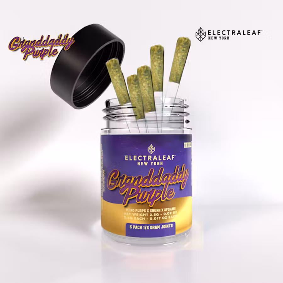 Photograph of product: Electraleaf Preroll/5pk - Granddaddy Purple