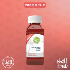 Photograph of product: Chill Medicated Watermelon Syrup 200mg