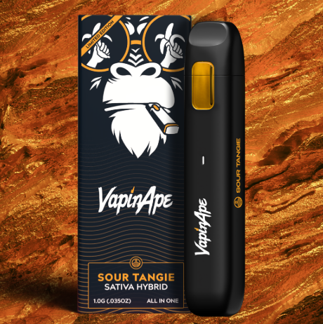 Photograph of product: Vapin Ape - Sour Tangie - Full Spectrum Disposable - - Oui'd Dom