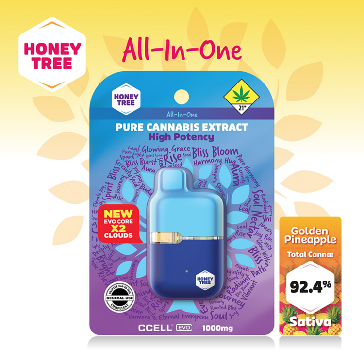Photograph of product: Disposable Vape Golden Pineapple (Flavored) ccht