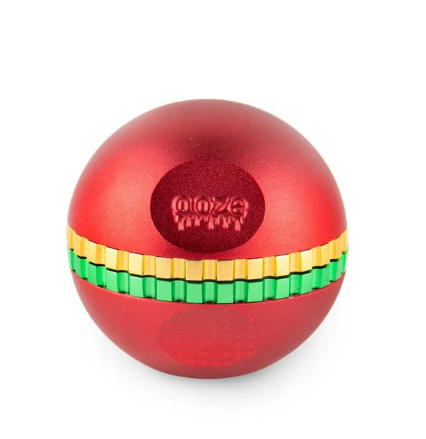 Photograph of product: Ooze - Globe Grinder - Red Rasta