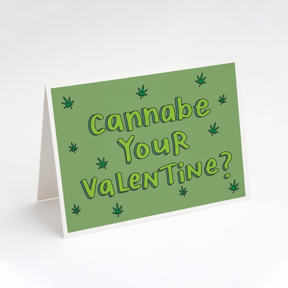 Photograph of product: Card: Cannabe Your Valentine?