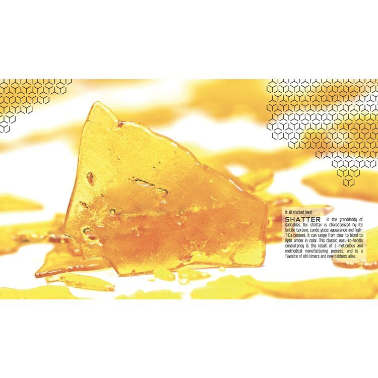 Photograph of product: Cot Cake - 1g Shatter - White Label
