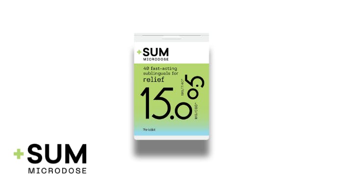 Photograph of product: SUM Microdose Sublinguals - Relief