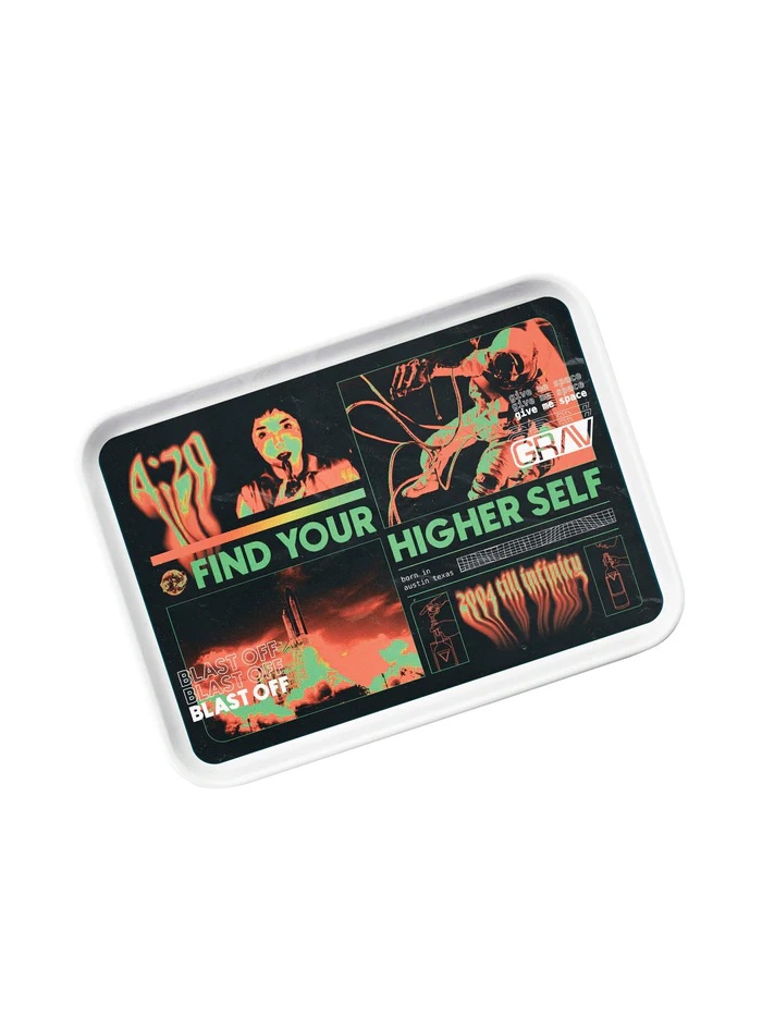 Photograph of product: GRAV 7.5" Rolling Tray - Blast Off