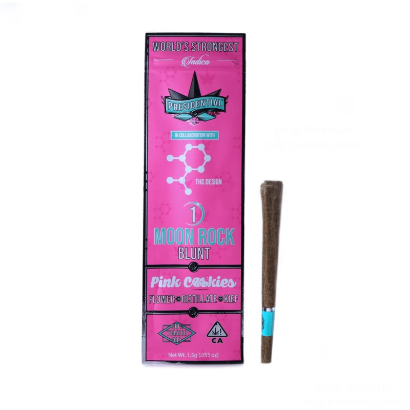 Photograph of product: PRESIDENTIAL - INFUSED BLUNT - - Oui'd - PINK COOKIES
